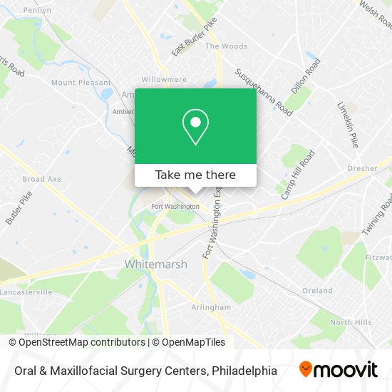 Oral & Maxillofacial Surgery Centers map