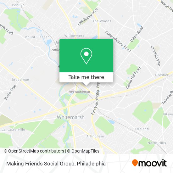 Mapa de Making Friends Social Group
