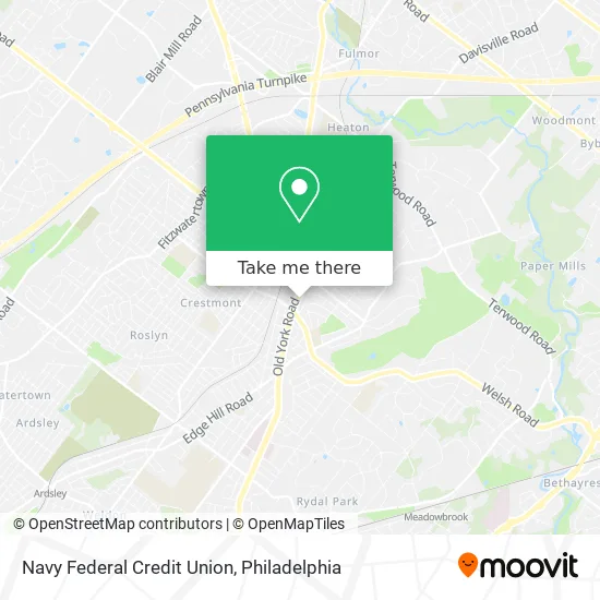 Navy Federal Credit Union map