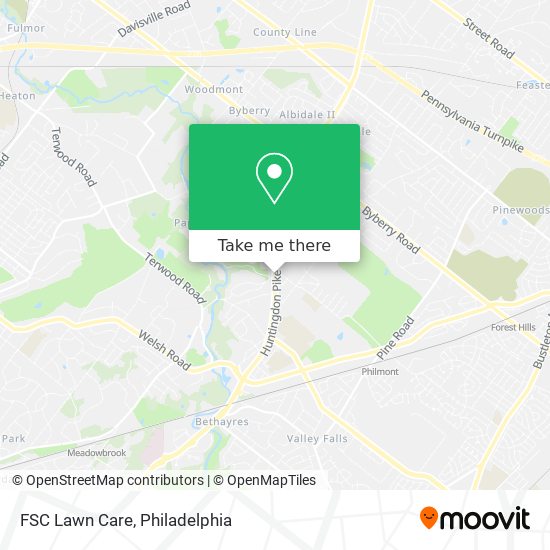 FSC Lawn Care map