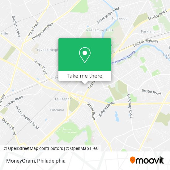 MoneyGram map