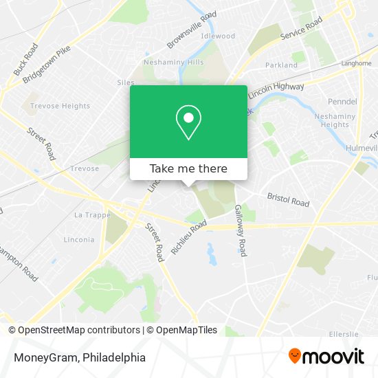 MoneyGram map