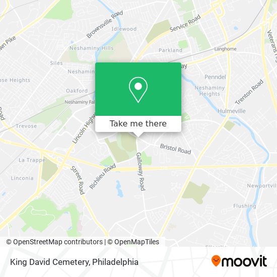 King David Cemetery map