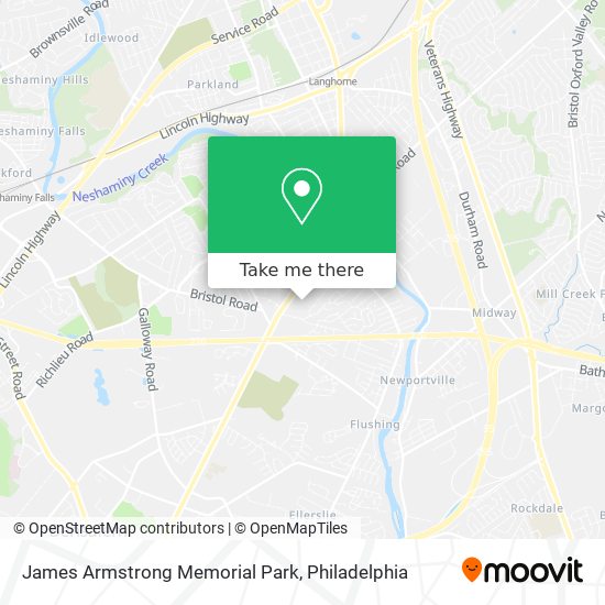 James Armstrong Memorial Park map
