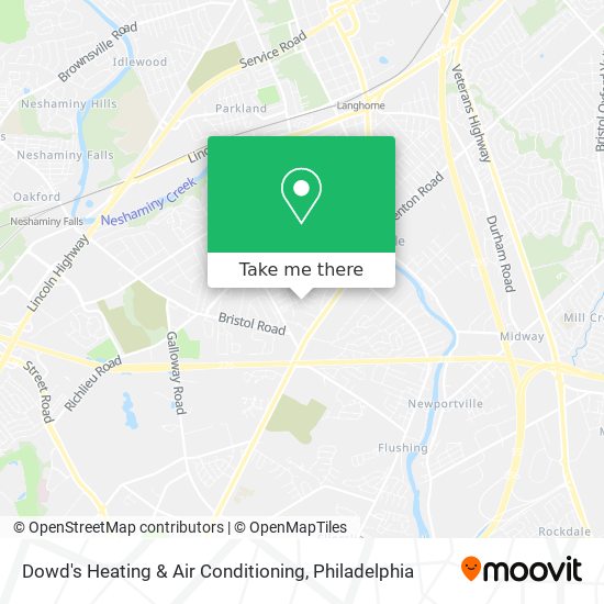 Mapa de Dowd's Heating & Air Conditioning