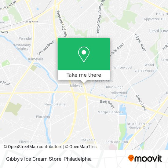 Gibby's Ice Cream Store map