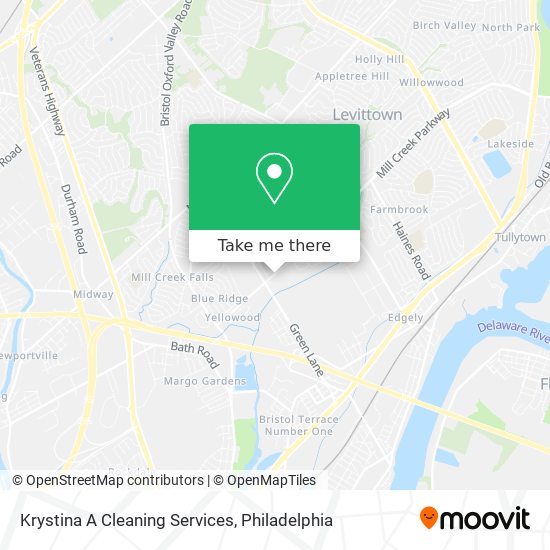 Mapa de Krystina A Cleaning Services