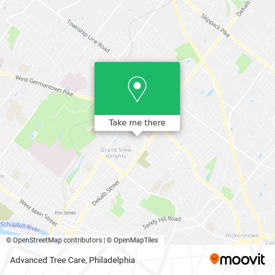 Advanced Tree Care map