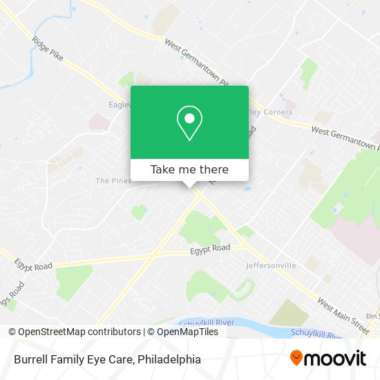 Burrell Family Eye Care map