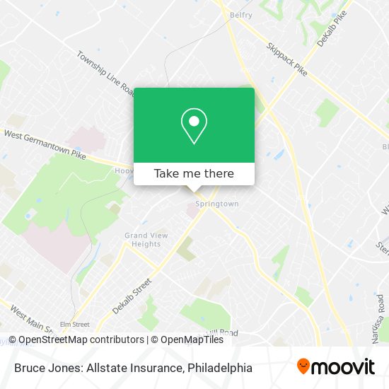 Bruce Jones: Allstate Insurance map