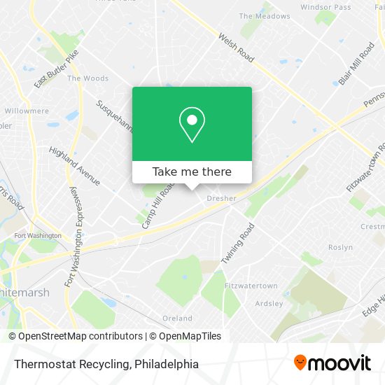 Thermostat Recycling map