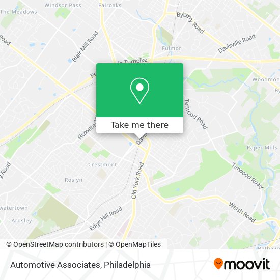 Automotive Associates map