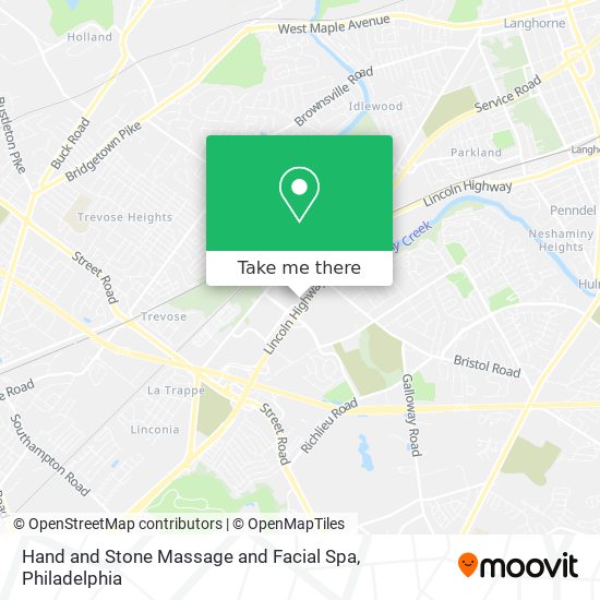 Hand and Stone Massage and Facial Spa map