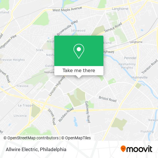 Allwire Electric map