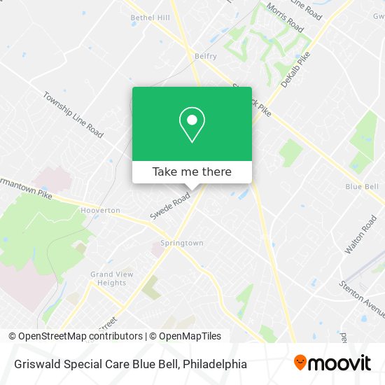 Mapa de Griswald Special Care Blue Bell