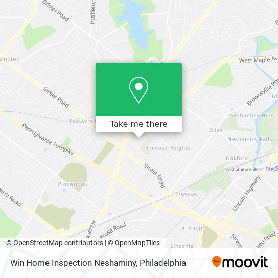 Mapa de Win Home Inspection Neshaminy