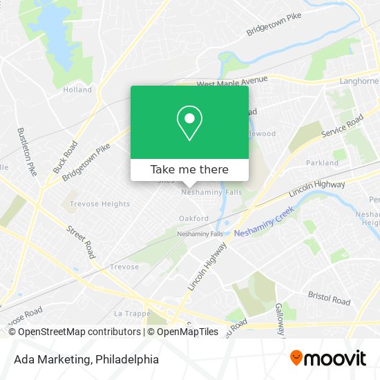 Ada Marketing map