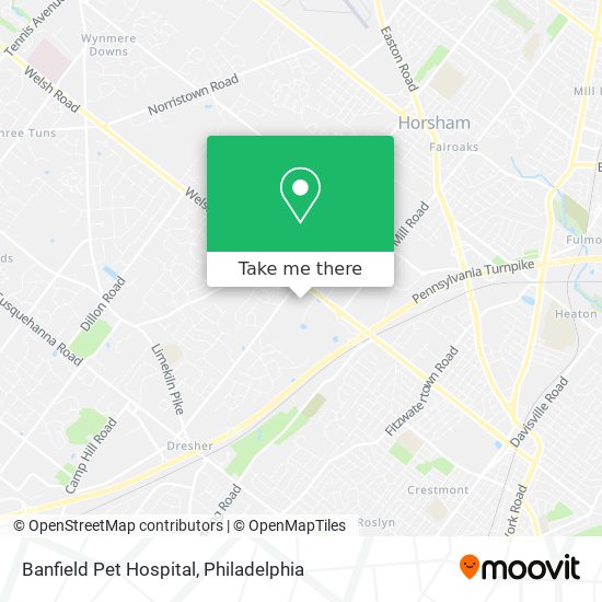 Mapa de Banfield Pet Hospital