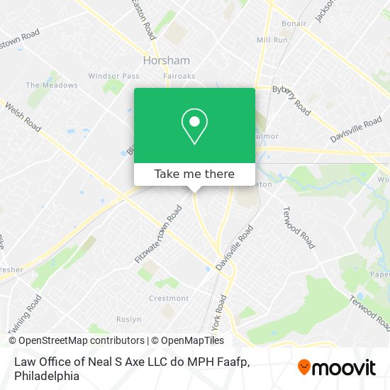 Mapa de Law Office of Neal S Axe LLC do MPH Faafp