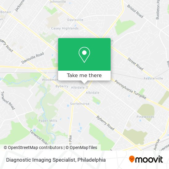 Diagnostic Imaging Specialist map