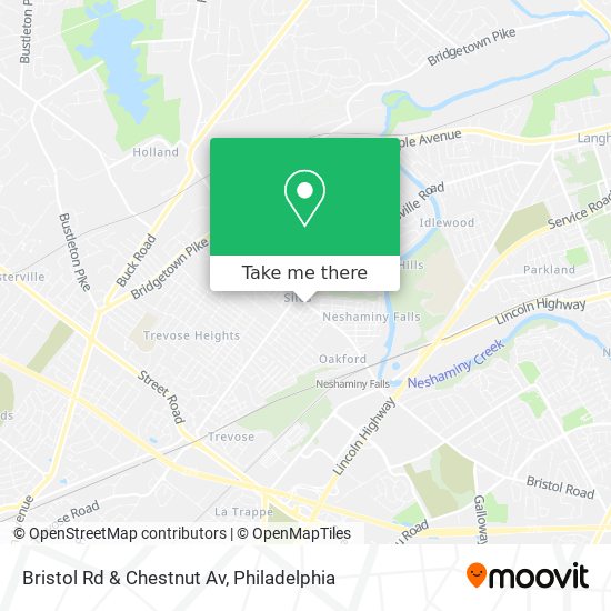 Mapa de Bristol Rd & Chestnut Av