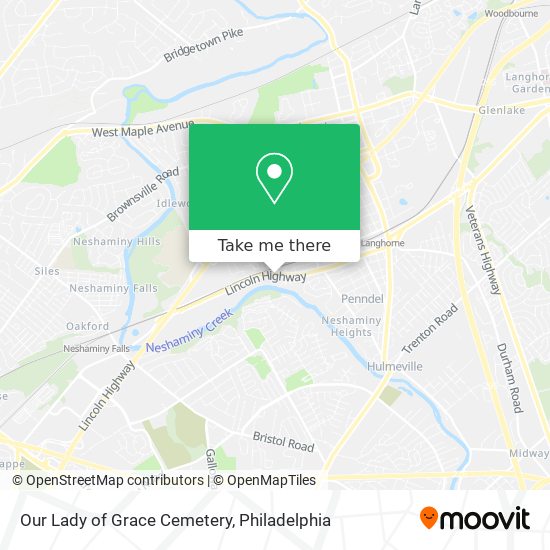 Our Lady of Grace Cemetery map