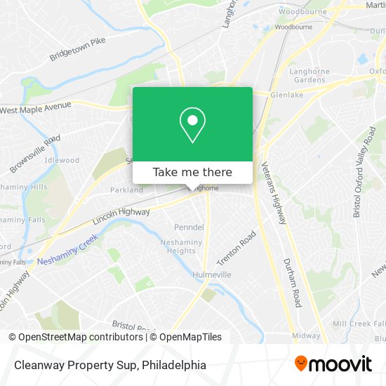 Cleanway Property Sup map