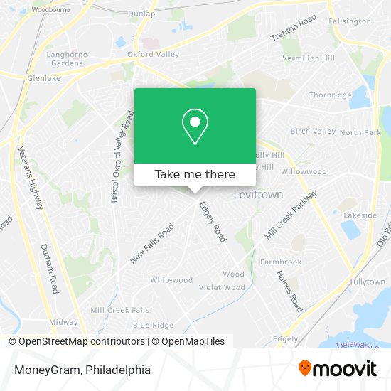 MoneyGram map