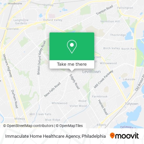 Mapa de Immaculate Home Healthcare Agency