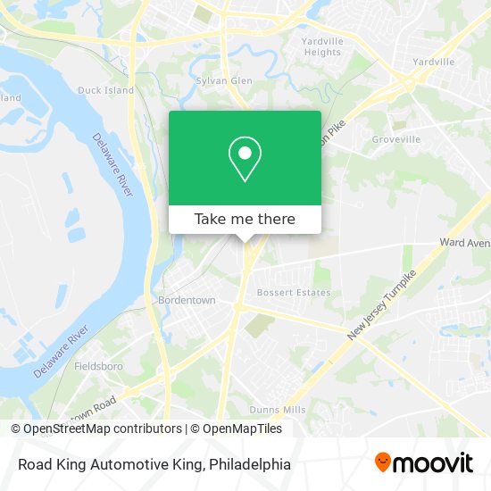 Mapa de Road King Automotive King