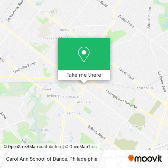 Carol Ann School of Dance map