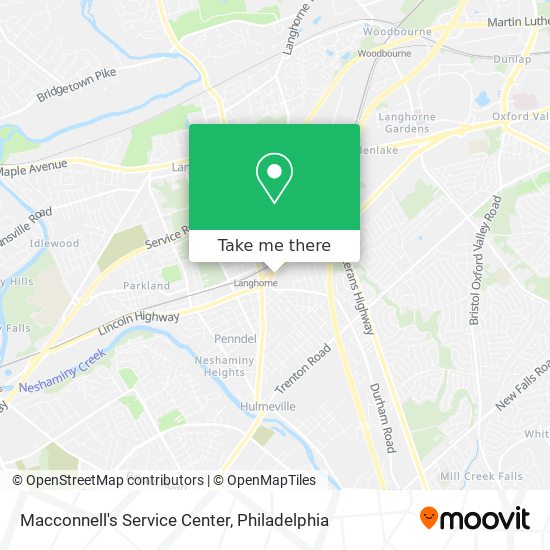 Mapa de Macconnell's Service Center