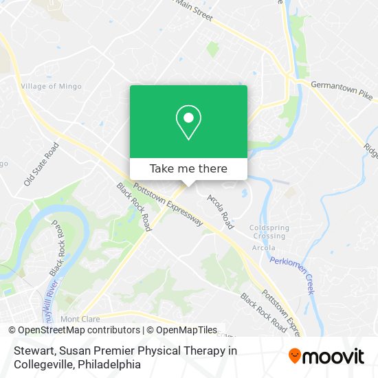 Stewart, Susan Premier Physical Therapy in Collegeville map