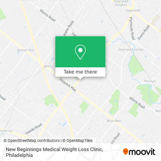 Mapa de New Beginnings Medical Weight Loss Clinic