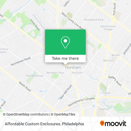 Affordable Custom Enclosures map