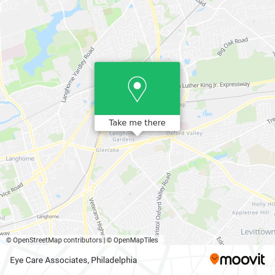 Eye Care Associates map