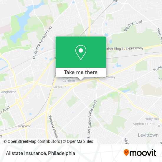 Allstate Insurance map