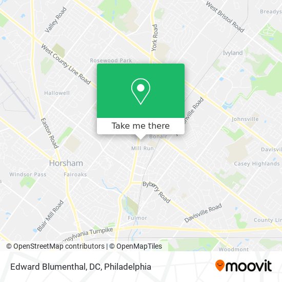 Mapa de Edward Blumenthal, DC