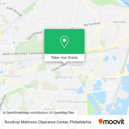 Mapa de Boxdrop Mattress Clearance Center