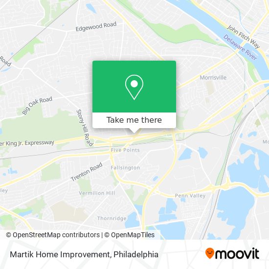 Martik Home Improvement map