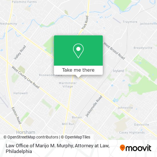Law Office of Marijo M. Murphy, Attorney at Law map