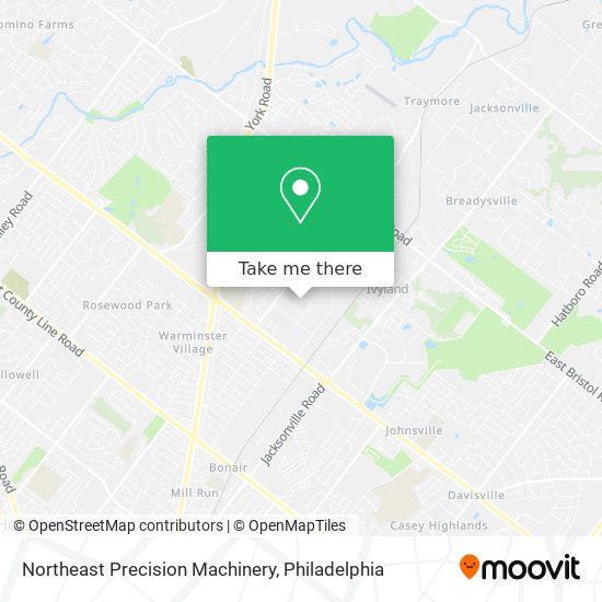 Northeast Precision Machinery map