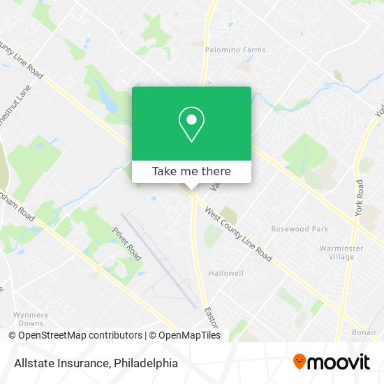 Allstate Insurance map