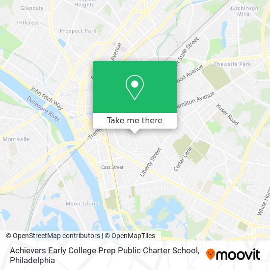 Mapa de Achievers Early College Prep Public Charter School