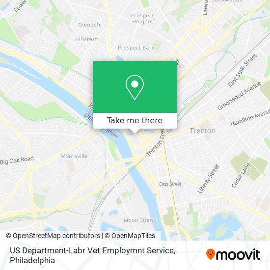 Mapa de US Department-Labr Vet Employmnt Service