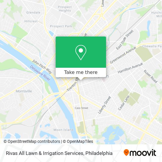 Mapa de Rivas All Lawn & Irrigation Services