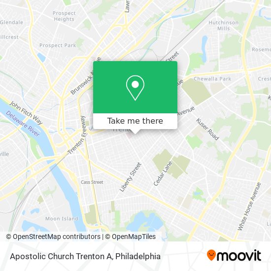 Mapa de Apostolic Church Trenton A