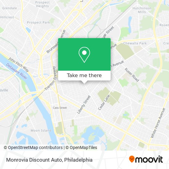 Monrovia Discount Auto map