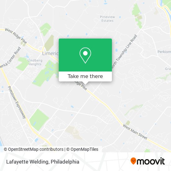 Lafayette Welding map