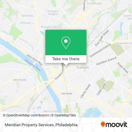 Meridian Property Services map